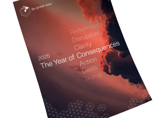 Our partners at FGS Global have launched the Global Radar 2025 report this week, exploring expert perspectives on politics, business, technology, and climate.